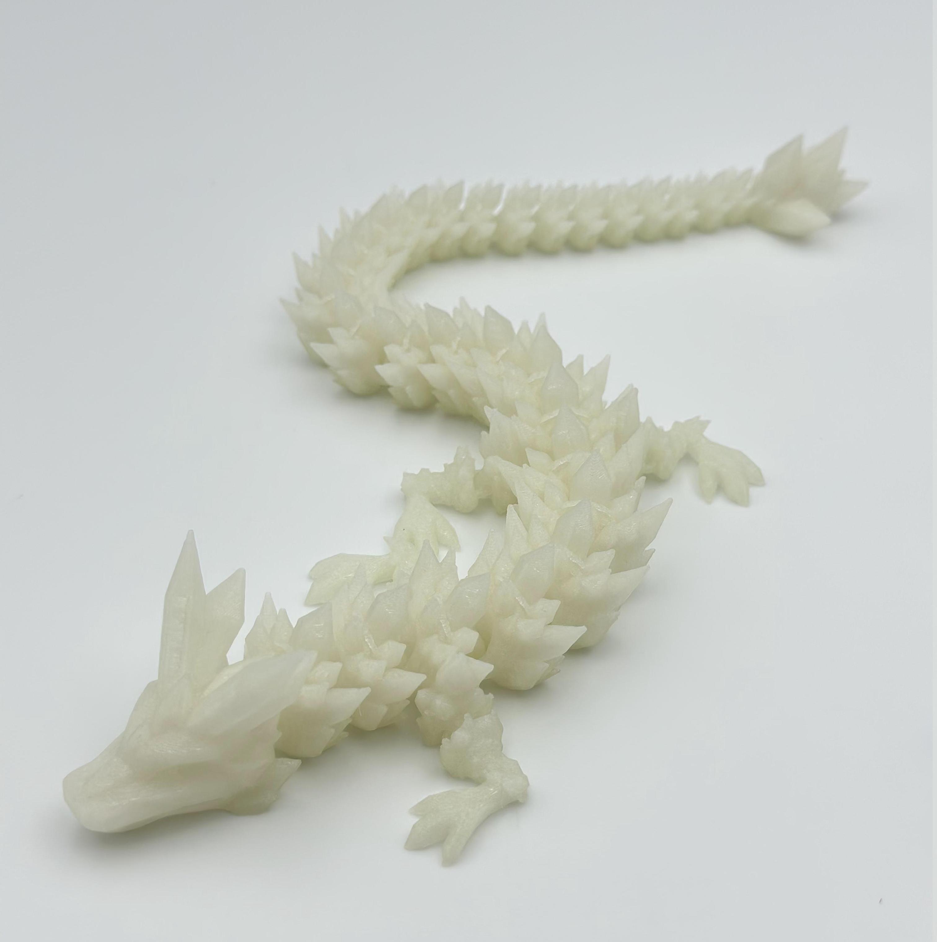 3D Printed Crystal Pterosaur 3D Printed Crystal Dragon