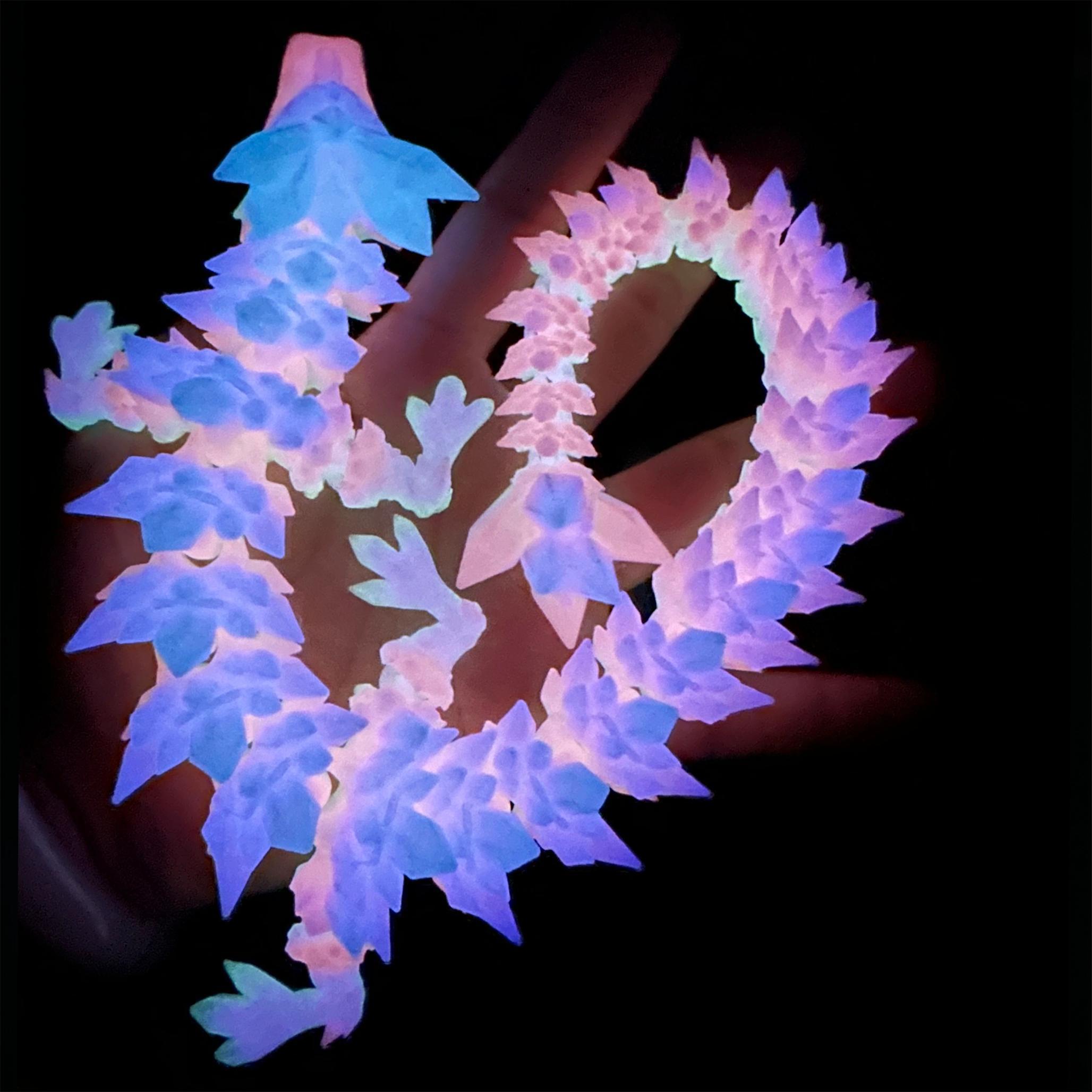 3D Printed Crystal Pterosaur 3D Printed Crystal Dragon