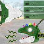 Awesome Dinosaur Headlamp With Light And Music, Perfect Costume Props For Party Activities, Good Stuff For Children's Early Education