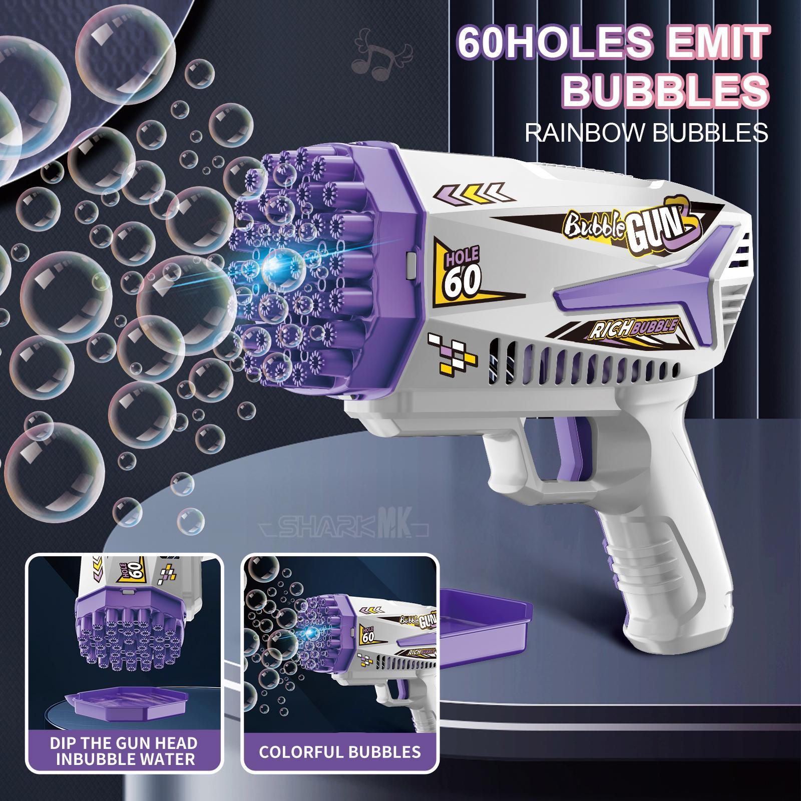 Bubble Gun - Suitable For Outdoor Play And Parties, Enjoy Bubble Fun At Any Time