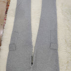 Women's Solid Color Straight Leg Pants - Stretchy Drawstring Waist With Dual Pockets Casual Trousers For Spring&Fall