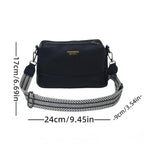 Fashionable Multi-functional PU Crossbody Bag Casual Shoulder Bag For Daily Commuting