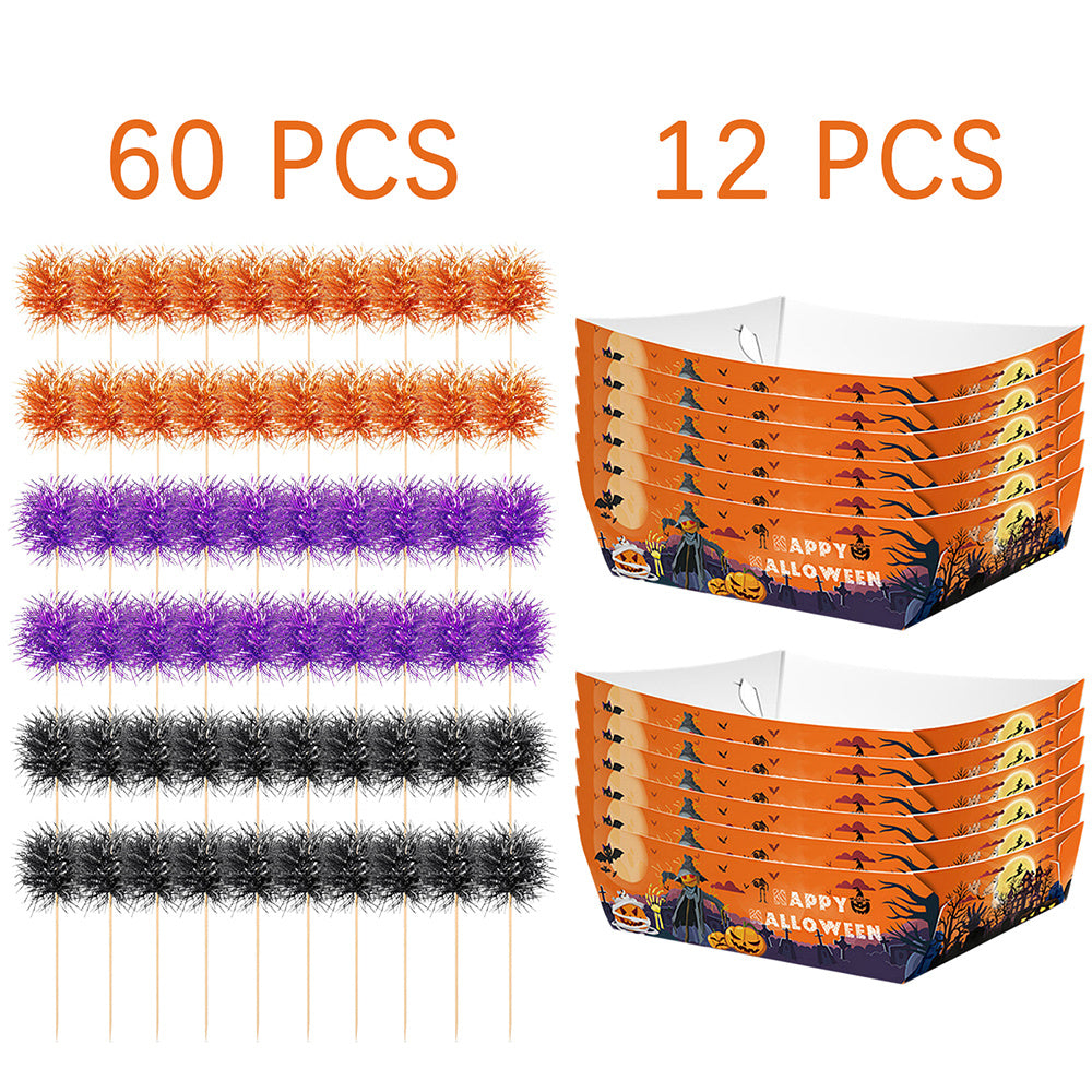 72 Pcs Halloween Party Supplies