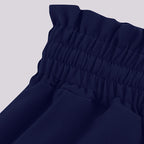 Women's High Waist Wide Leg Pants Elastic Drawstring Casual Loose Flowy Trousers With Pockets