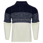 Men's Knitted Sweater Fashion Long-sleeved Pullover Tops Fall And Winter Clothing