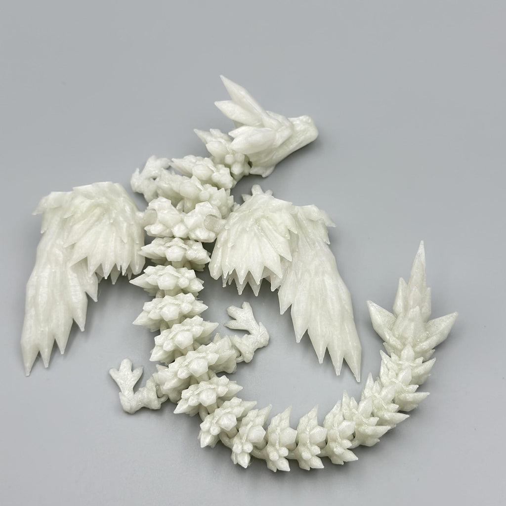 3D Printed Crystal Pterosaur 3D Printed Crystal Dragon