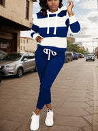 2025 Women's Two-piece Casual Sportswear Set, Long Sleeved Sweatshirt And Sports Pants, Sportswear, Sports Casual Wear