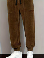 Casual Pants, Trendy And Fashionable Casual Pants, Men's Pants, Men's Pants, Long Pants, Straight Pants, Corduroy Casual Pants, Tight-fitting Casual Pants, Anti-wrinkle Casual Pants, 9-inch Pants, Men