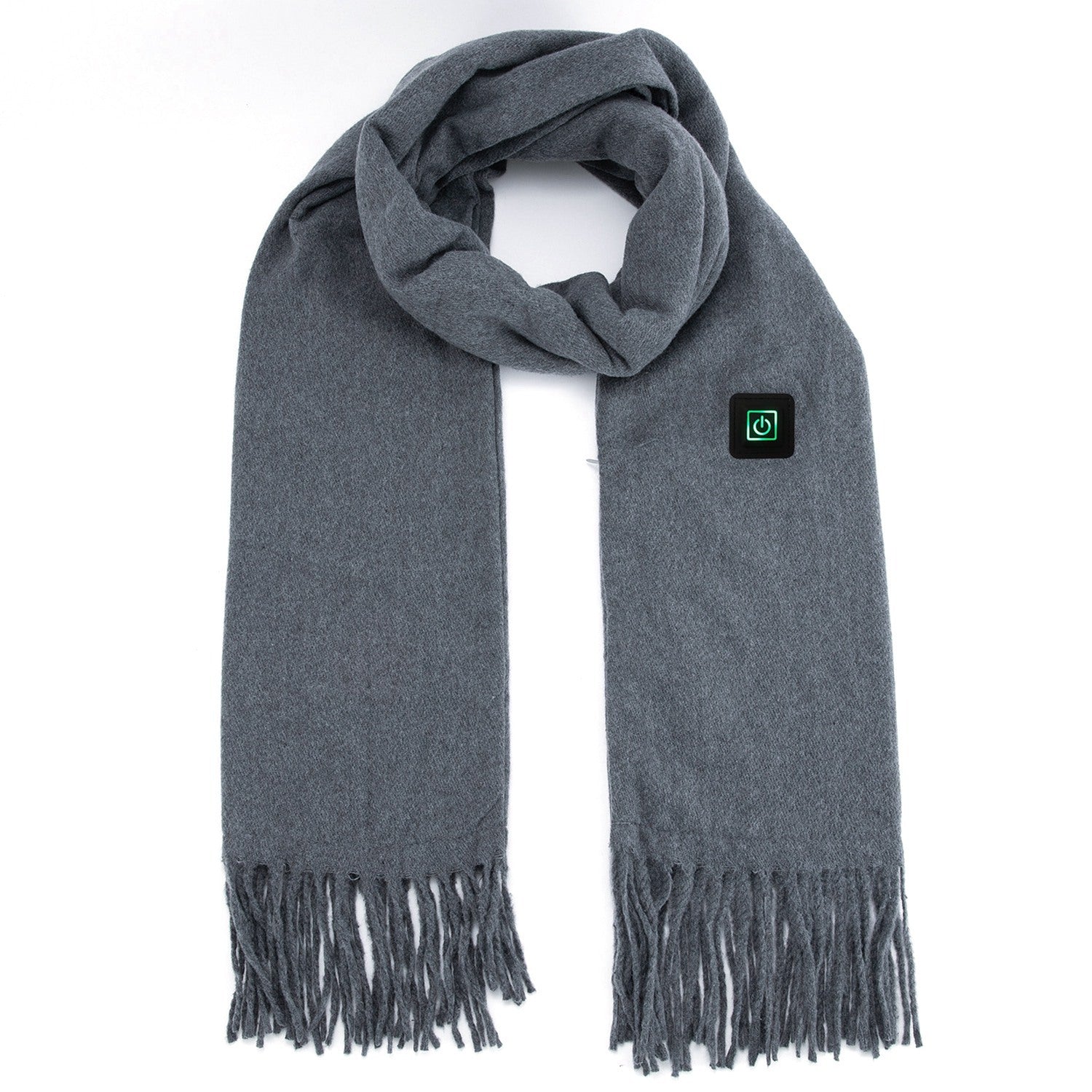 1Pc Electric Heated Winter Scarf USB Heating Neck Wrap Unisex Heated Neck Shawl Soft Warm Scarves 3 Heating Modes For Outdoor Cycling Skiing Skating