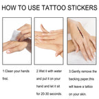 Halloween Horror Party Party Makeup Decoration Mouth Tattoo Stickers