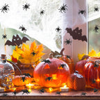 Plastic Spiders, 40 PCS Black Realistic Plastic Fake Scary Spiders Halloween Prank Props Halloween Spider Large And Small Fake Spider-Cannot Be Listed On Amazon Platform