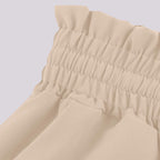 Women's High Waist Wide Leg Pants Elastic Drawstring Casual Loose Flowy Trousers With Pockets