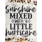 Toddler Girls Fall Winter Outfits Leopard Letter Print Crewneck Long Sleeve Sweatshirt Top & Sweatpant 2 Piece Clothing Set