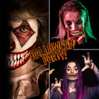 18 Sheets Halloween Temporary Tattoo Stickers