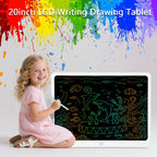 LCD Writing Tablet, Valentines Day Gifts For Kids,20 Inch Colorful Toddler Doodle Board Drawing Tablet, Erasable Reusable Electronic Drawing Pads, Educational And Learning Toys For Kids