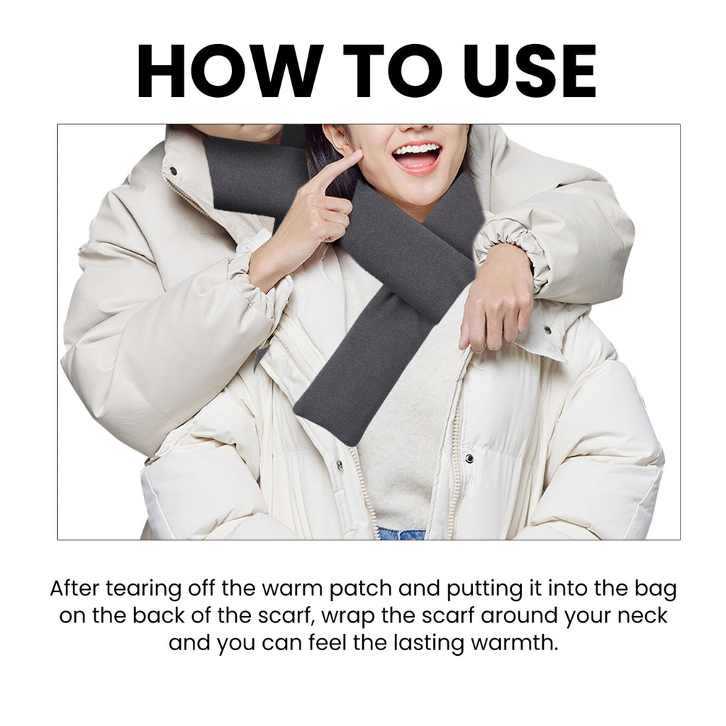 Heating Scarf Winter Neck Protection Hot Compress Neck Cover Cold And Frost Protection Warm Heating Scarf To Warm The Baby