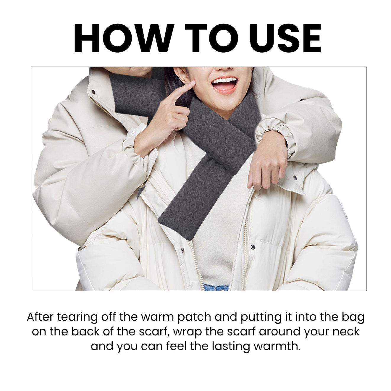Heating Scarf Winter Neck Protection Hot Compress Neck Cover Cold And Frost Protection Warm Heating Scarf To Warm The Baby